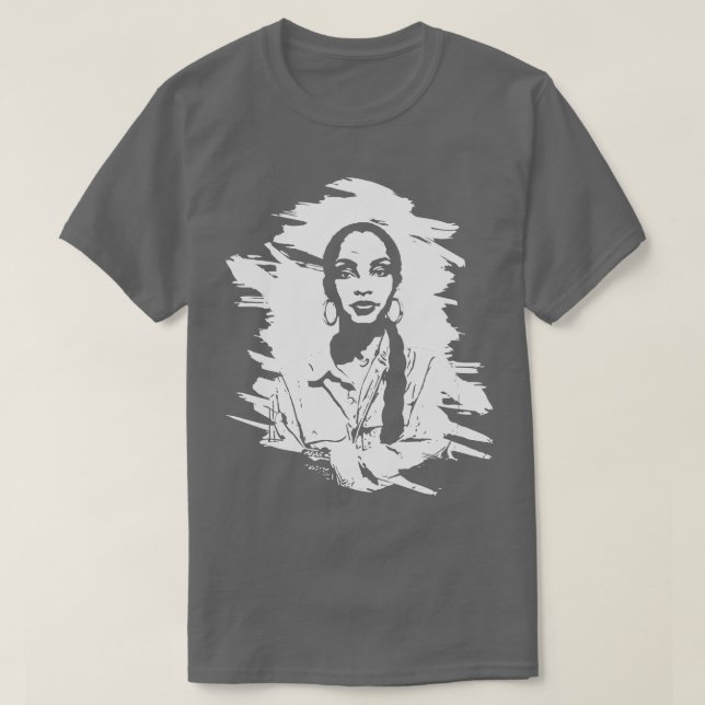 Sade Adu 90s T Shirt (Design framsida)