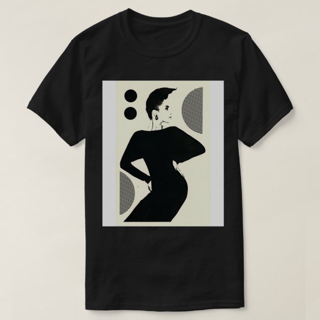 Sade Danceteria 1983 T Shirt (Design framsida)
