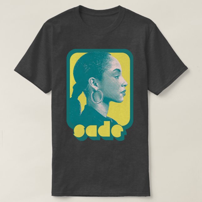 Sade Retro Stil Original Fläkt Art Design 1 T Shirt (Design framsida)