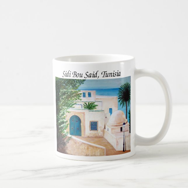 "Sade Sidi Bou, den Tunisien" kaffemuggen Kaffemugg (Höger)