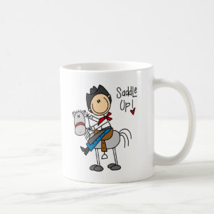 Sadel upp! Cowboystick figurmugg Kaffemugg