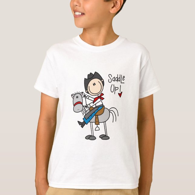 Sadel upp CowboyTshirts och gåvor T Shirt (Framsida)