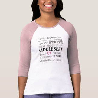 Sadeln placerar RingerT-tröja Tee Shirt