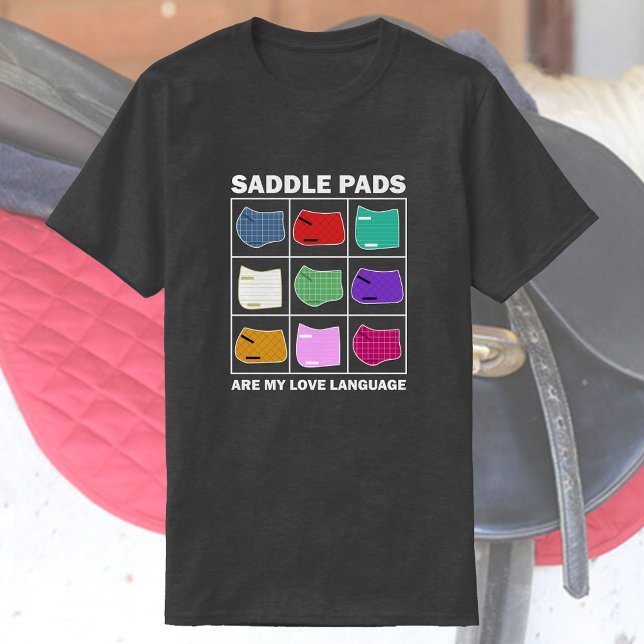 Sadelns Dynor är mitt Kärlek-språk | Funny Horse T Shirt (Skapare uppladdad)
