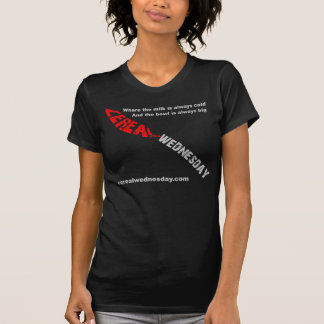 Sädes- onsdagkvinna utslagsplats tee shirt