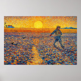 Sädesfältaren av Vincent van Gogh Poster