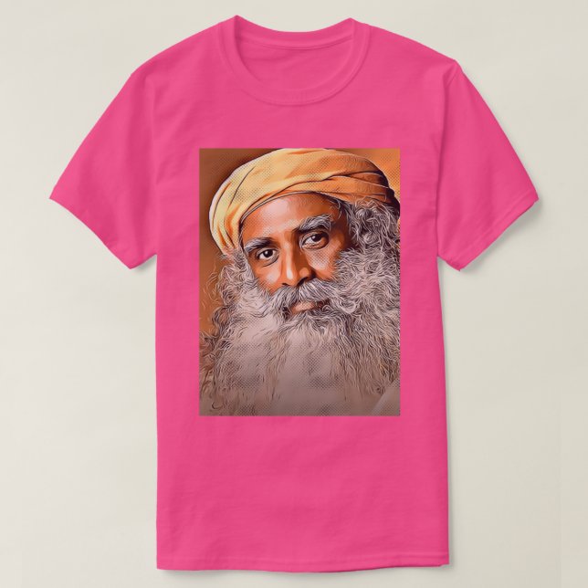 Sadhguru Jaggi Vasudev 3 T Shirt (Design framsida)