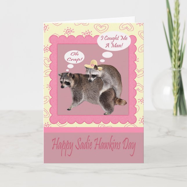 Sadie Hawkins Day Greeting Card Kort (Framsida)