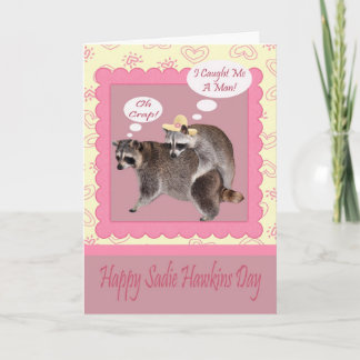 Sadie Hawkins Day Greeting Card Kort