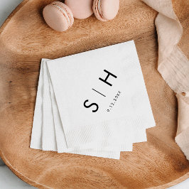SADIE Monogram Party Napkins Pappersservett