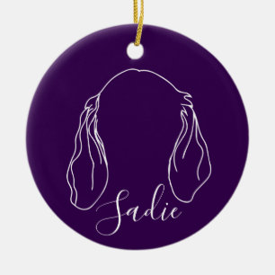 Sadie-ornament (Tassfötter) Julgransprydnad Keramik