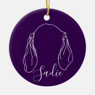 Sadie-ornament (Tassfötter) Julgransprydnad Keramik