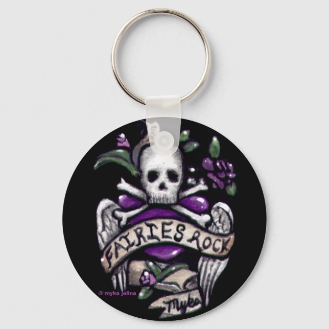 "Sadie" Skullnyckelkedja för segmentpaket Nyckelring (Framsida)