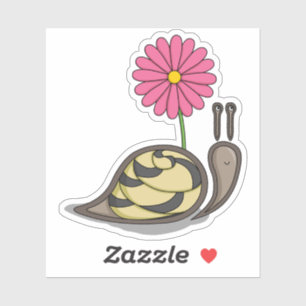 Sadie the Snigel Contour Sticker Klistermärken