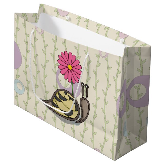 Sadie the Snigel Gift Bag (Framsidan Vinklad)