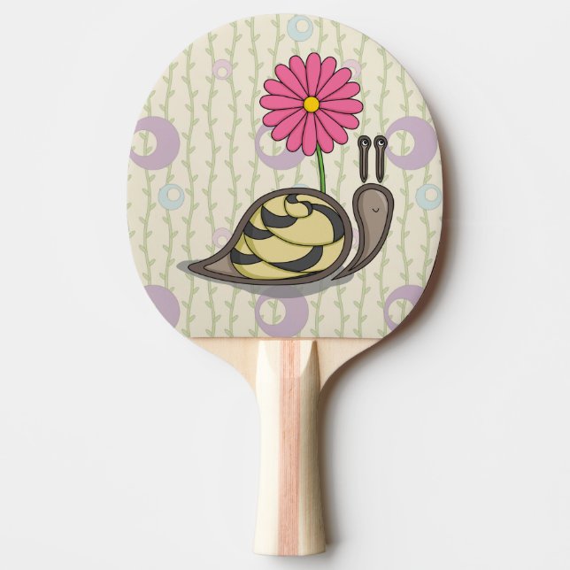 Sadie the Snigel Ping Pong Paddle Pingisracket (Framsidan)