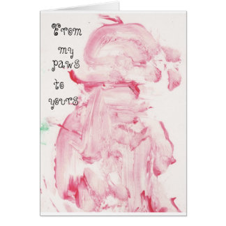 Sadies tassar, från som är min, tafsar, till, din hälsningskort