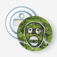 Sädige Pete Skalle Bisarrt Whimsical Monster Art S