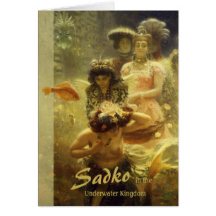 Sadko i Undervattenskungariket CC0857 Ilya Repin Hälsningskort