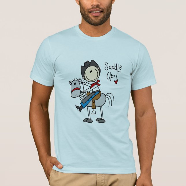 Sadla Upp Cowboy T-shirts och presenter (Framsida)