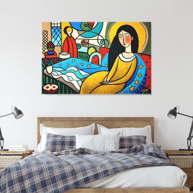 Sadness devours the soul canvastryck (Insitu (sovrum))