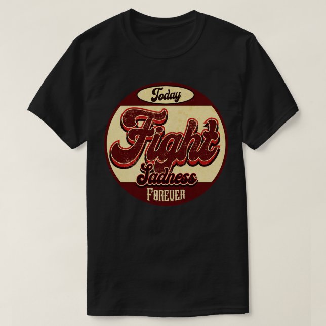 Sadness för kampen t shirt (Design framsida)