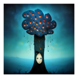 Sadness Träd Perfect Poster