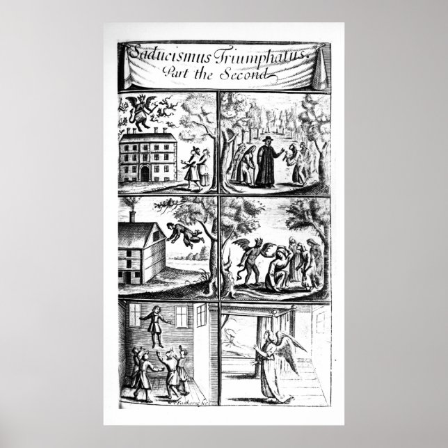 Saducismus Triumphatus, andra delen Poster (Framsidan)