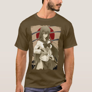 Saeko Busujima Highschool of the Dead HOTD Retro L T Shirt