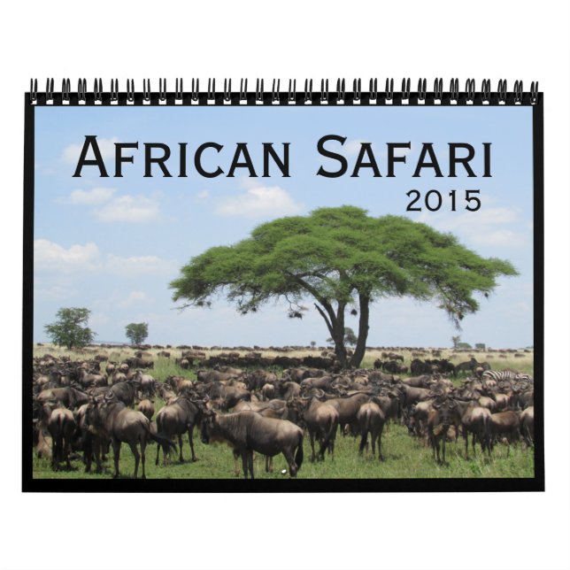 safari 2015 kalender (Omslag)