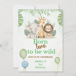 Safari 2-års inbjudan | Född att vara vild