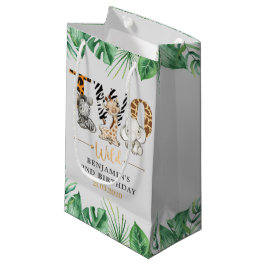 Safari 2-Vilders Födelsedagsfest Small Gift Bag