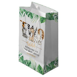Safari 2-Vilders Födelsedagsfest Small Gift Bag