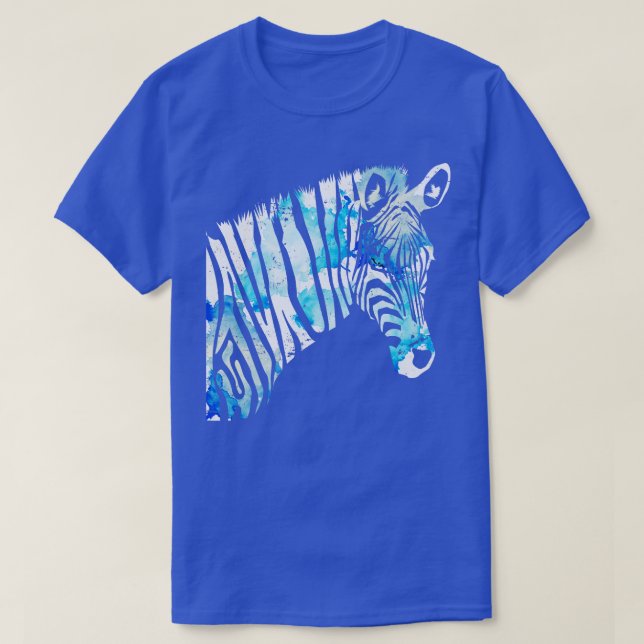 Safari Afrika Animal Zoo Keeper Zebra T Shirt (Design framsida)