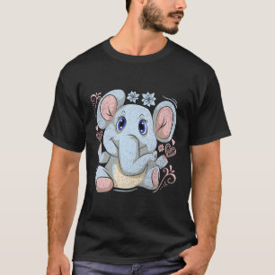 Safari Afrika Elephant Baby djur Elephant T Shirt
