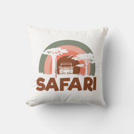 Safari Afrika Theme Kudde