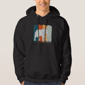 Safari Afrika Wildlife Animal Retro Elephant Hoodie