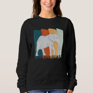 Safari Afrika Wildlife Animal Retro Elephant T Shirt