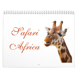 Safari Afrikanska Djungel Destinies Djur Kalender