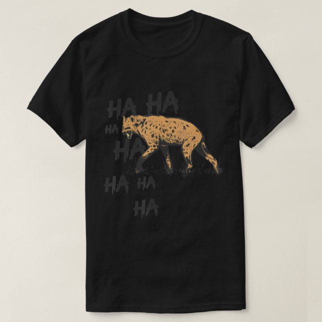 Safari animal common skratthyena T-Shirt (Design framsida)