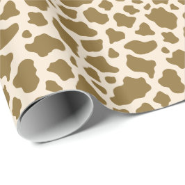 Safari Animal Giraffe Spots Skriv ut Presentpapper