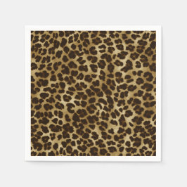 Safari Animal Print Leopard Cheetah Napkins Pappersservett