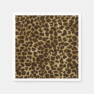 Safari Animal Print Leopard Cheetah Napkins Pappersservett