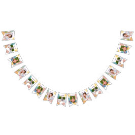 Safari Animals Anpassade månatligt foto Vimplar