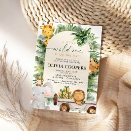 Safari Animals Baby Shower-inbjudan Inbjudningar