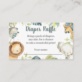 Safari Animals babyskor Förkortning Tilläggskort