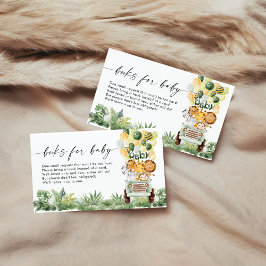 Safari Animals Bokar för djurutrymmeskort i Baby Tilläggskort