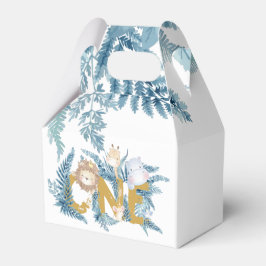 Safari Animals exotiska Personlig första födelseda Presentaskar