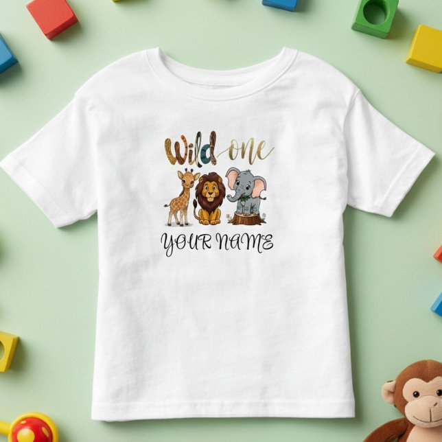 Safari Animals Giraffe Lejon Vild 1 T Shirt (Skapare uppladdad)