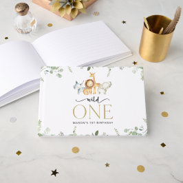 Safari Animals, Jungle, Vild 1, första födelsedage Gästböcker